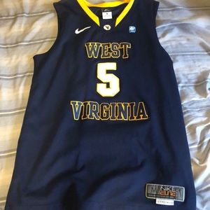Nike Elite NCAA Basketball Jersey West Virginia # 5 Graphic Mesh Back